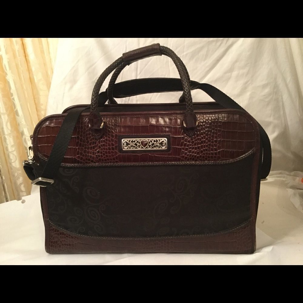 Brighton  Business Womens Shoulder Black Brown bag